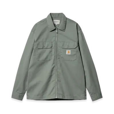 Carhartt WIP Craft Zip Shirt "Smoke Green"