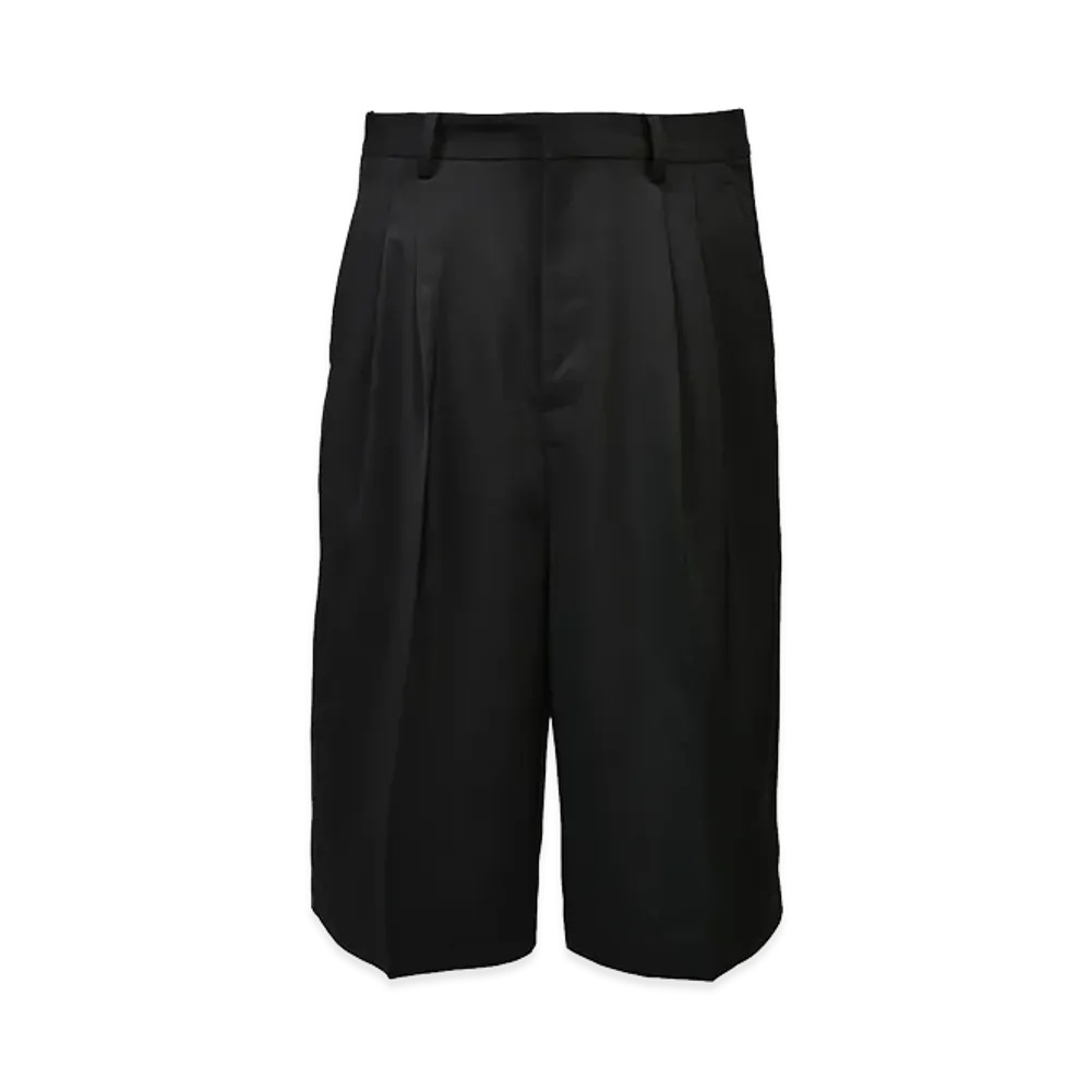BREATH Tuck Wide Shorts "Black"