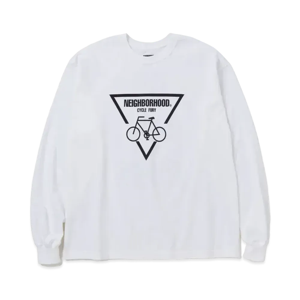 NEIGHBORHOOD NH . Tee LS-3 "White"