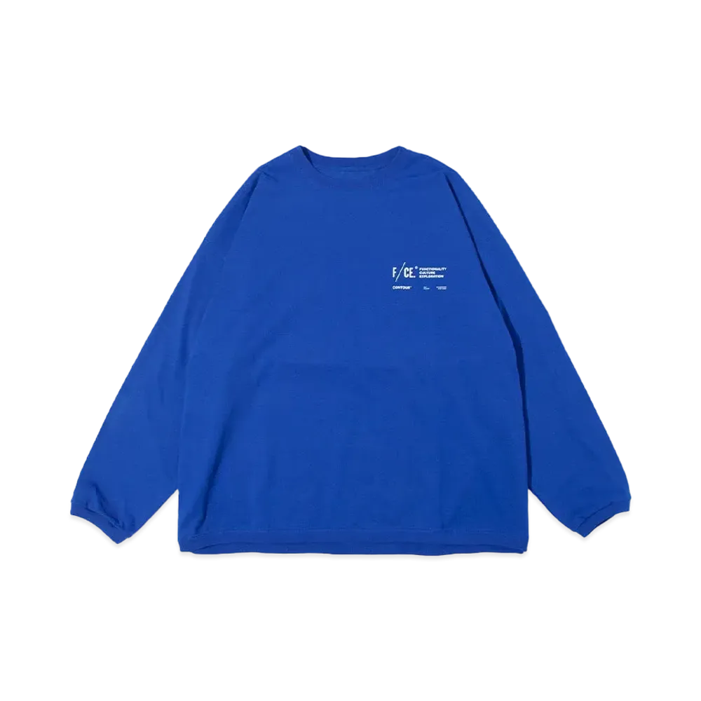 F/CE. Re Logo Long Sleeve Tee "Blue"