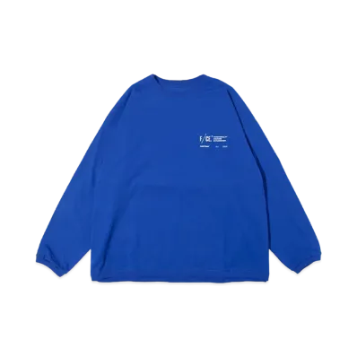 F/CE. Re Logo Long Sleeve Tee "Blue"