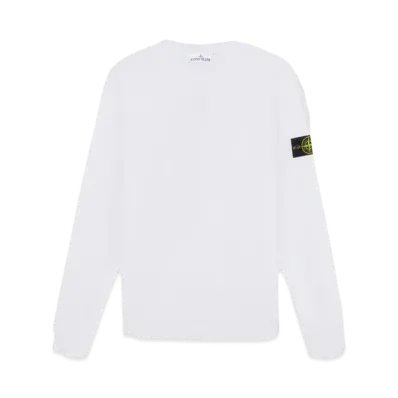 Stone Island 6100044 Organic Cotton Fleece "White"