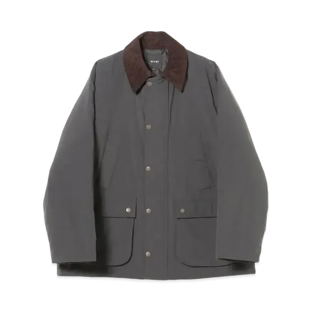 BEAMS Filled Field Coat "Black"