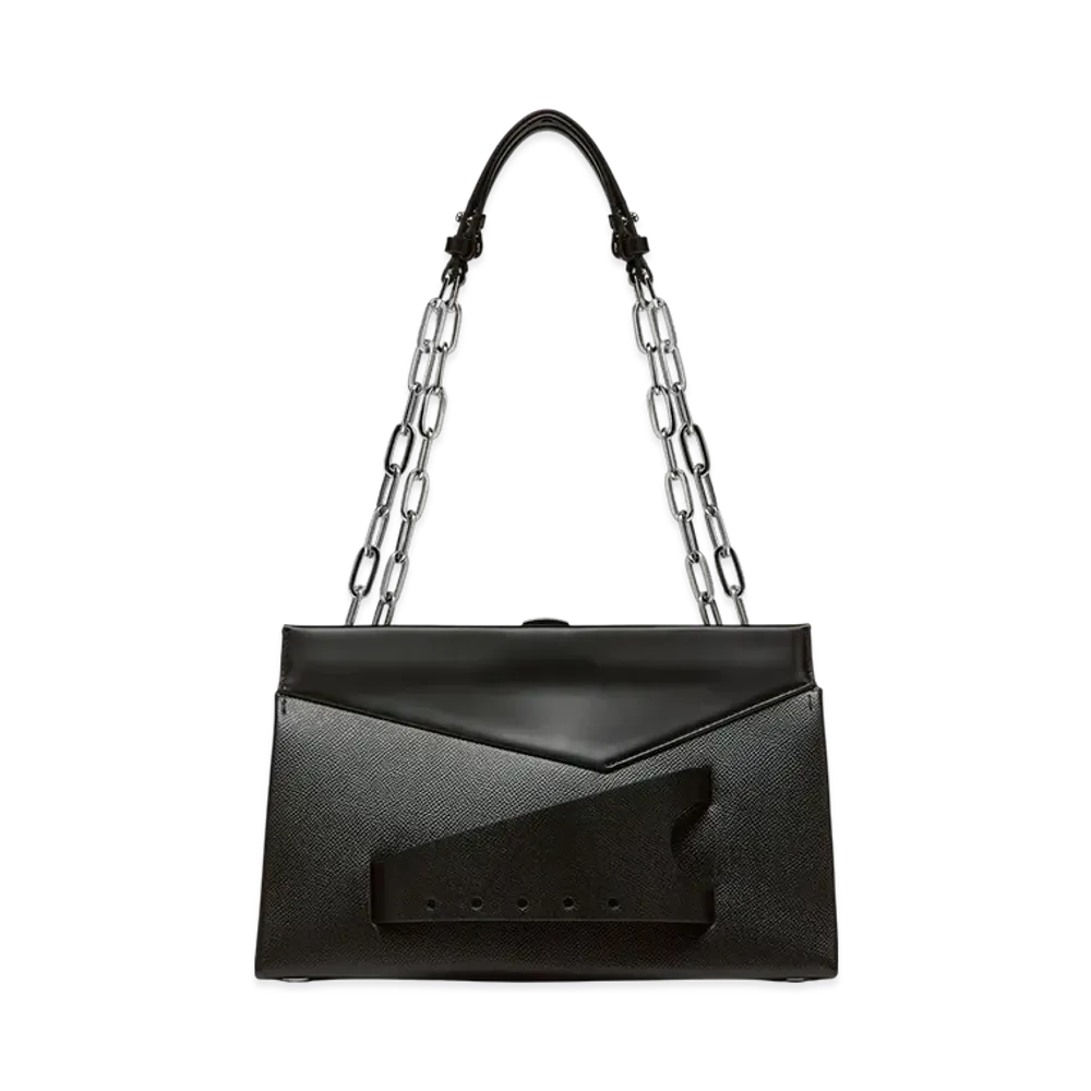 Maison Margiela Snatched Shoulder Clutch Bag Medium "Black"