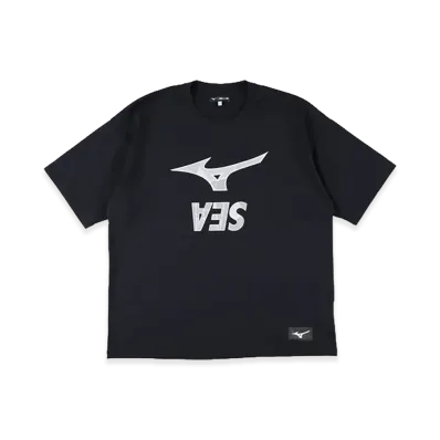 WIND AND SEA x MIZUNO Loose Fit S/S Tee "Black"