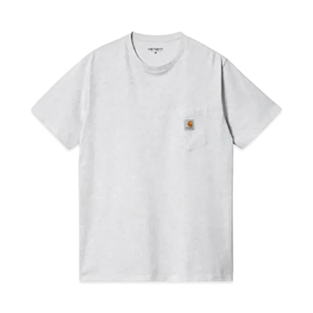 Carhartt WIP T-Shirt Short Sleeve S/S Pocket T-Shirt Men'S Women'S "Ash Heather"