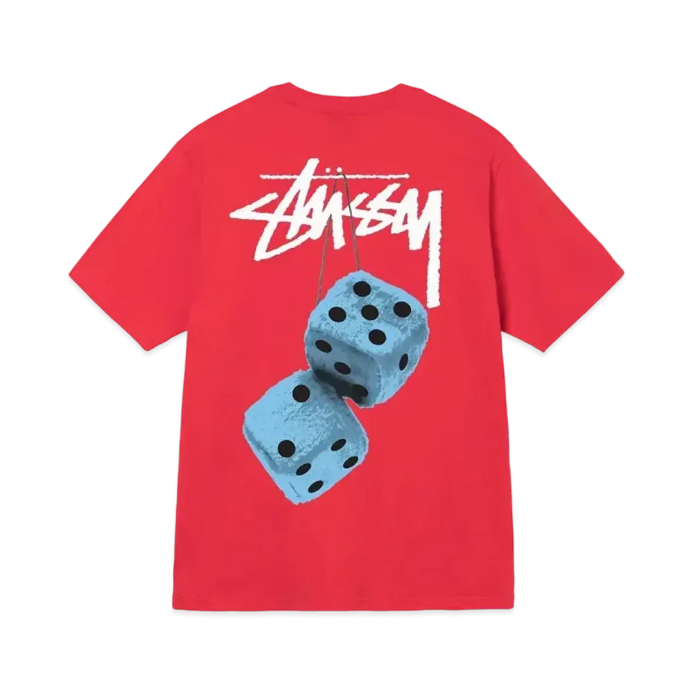 ステューシー ファジー ダイス Tシャツ "レッド"