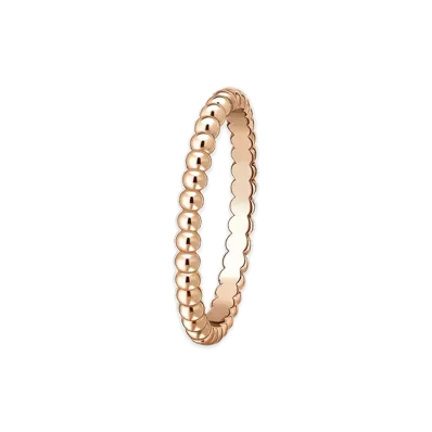 Van Cleef & Arpels Perlee gold pearls ring small model "18K Rose gold"