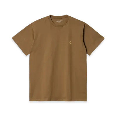 Carhartt WIP S/S Chase T-Shirt "Hamilton Brown/Gold"