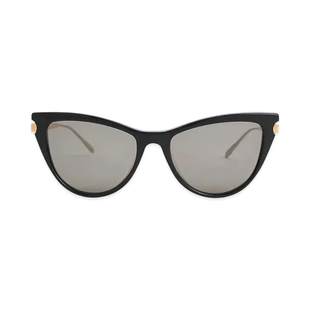 CHARLES & KEITH Recycled Acetate Angular Cat-Eye Sunglasses "Black"