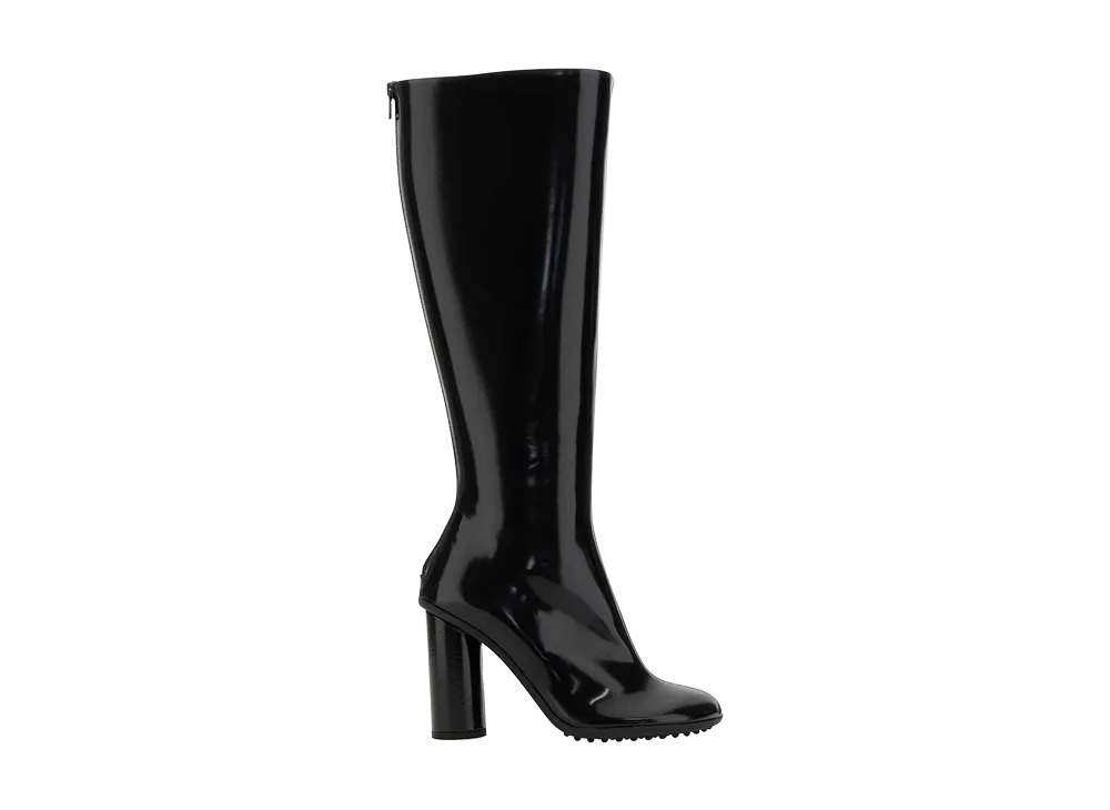 Bottega Veneta Women's Leather Atomic Boots "Black"