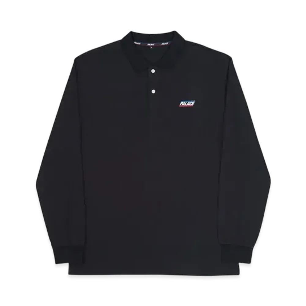 PALACE Basically a Longsleeve Polo "Black"
