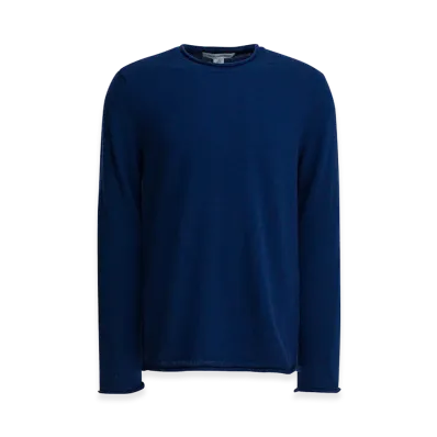 COMME des GARCONS SHIRT Wool Crewneck Sweater "Blue"