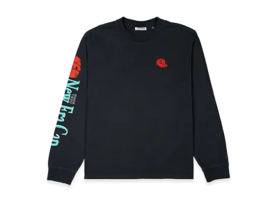 NEW ERA Lock Up '87 Black Long Sleeve T-Shirt "Black"