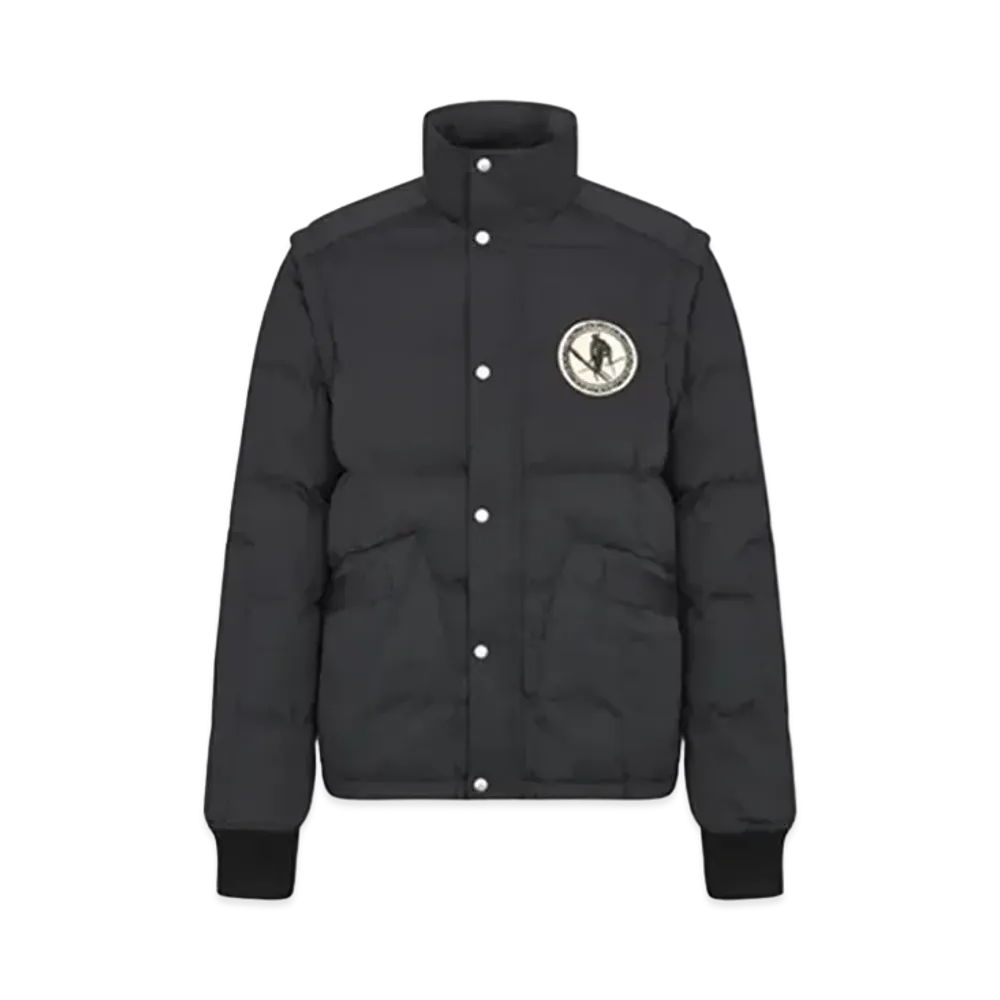 Dior Peter Doig Ski Jacket Cotton Blend Ottoman "Black"