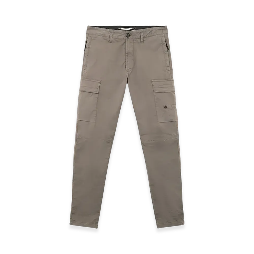 Stone Island 30410 Supima Cotton Twill Stretch TC Regular Tapered Fit Cargo Pants - 24FW "Walnut Brown"