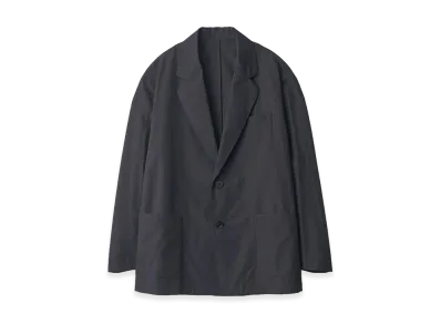 ssstein Cotton Nylon Easy Single Breasted Jacket "Black"