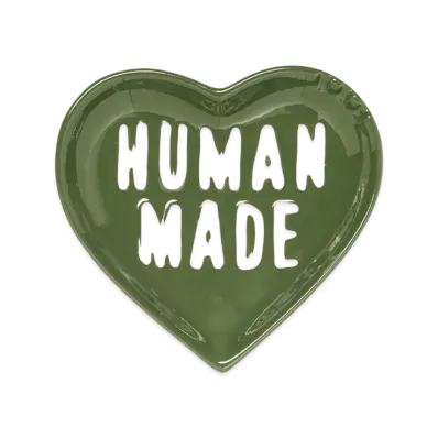 HUMAN MADE Heart Ceramics Tray "Green"