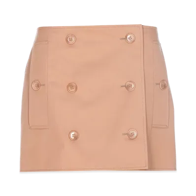 Burberry Women's Mini Skirt "Nude/Neutrals"
