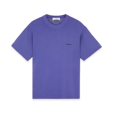 Stone Island 22379 Short Sleeve Cotton T-Shirt - 24SS "Lavender"