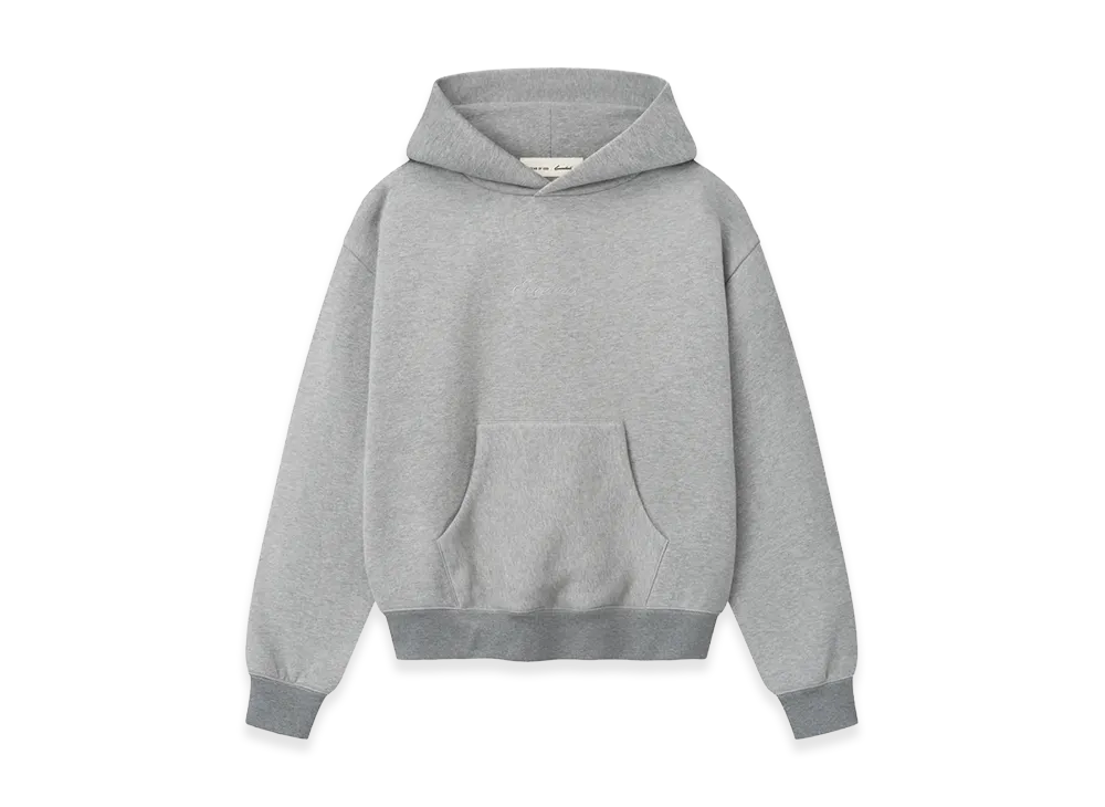 FEAR OF GOD ESSENTIALS Women's Signature SS26 Classic Hoodie "Concrete Heather"