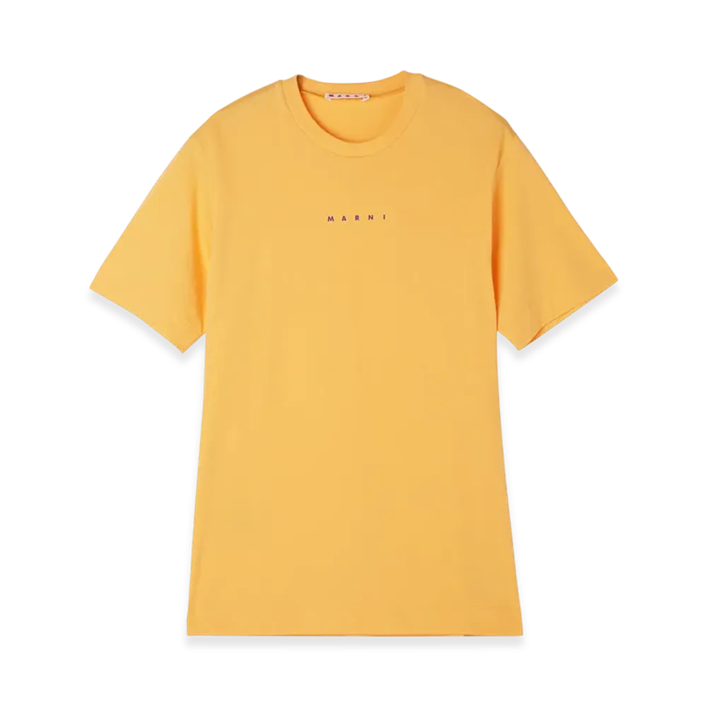 MARNI Crew Neck T-Shirt "Yellow"