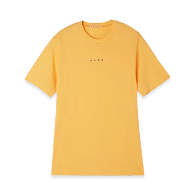 MARNI Crew Neck T-Shirt "Yellow"