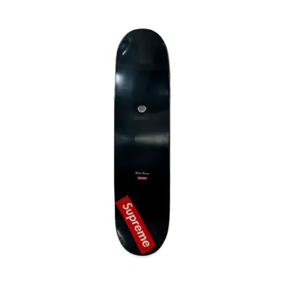Supreme Routed Box Logo Skateboard "Black"