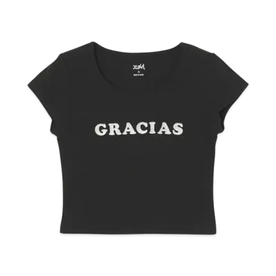 X-Girl Gracias S/S Baby Tee "Black"