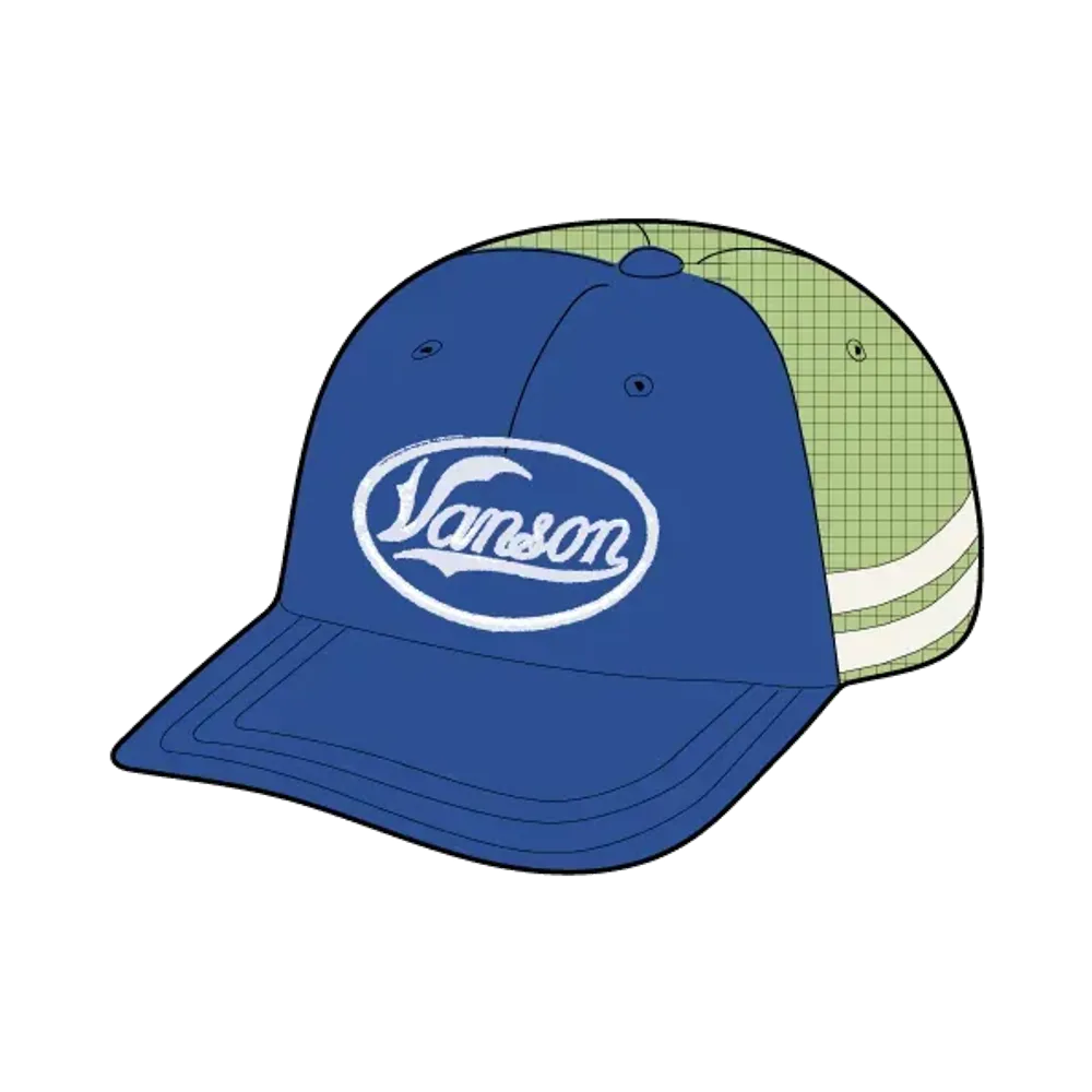 Supreme x Vanson Leathers Mesh Back 6-Panel "Royal"