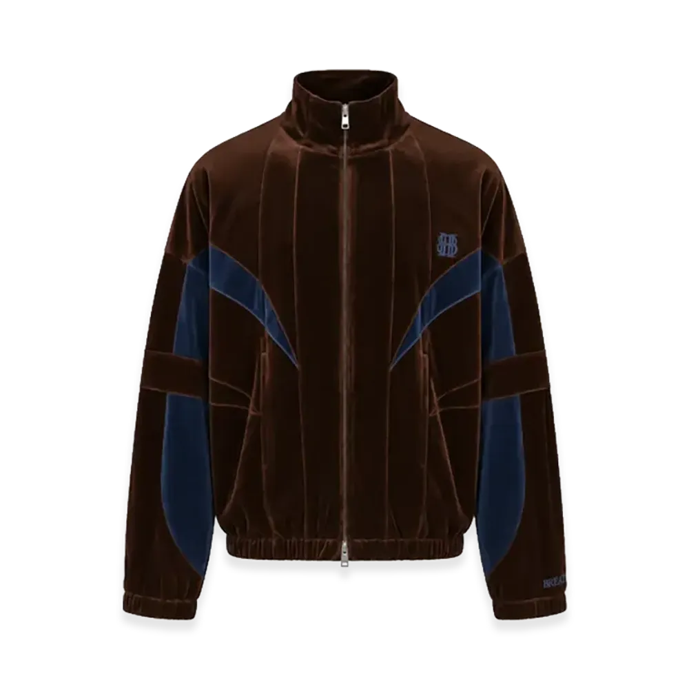 BREATH Velour Warm Up Jacket "Brown"