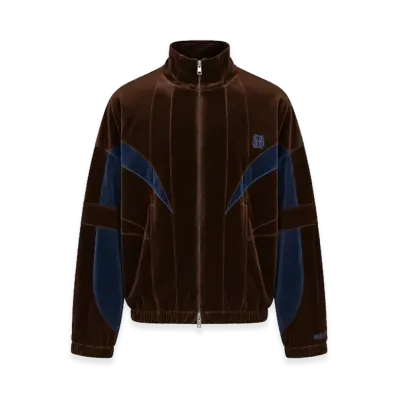 BREATH Velour Warm Up Jacket "Brown"