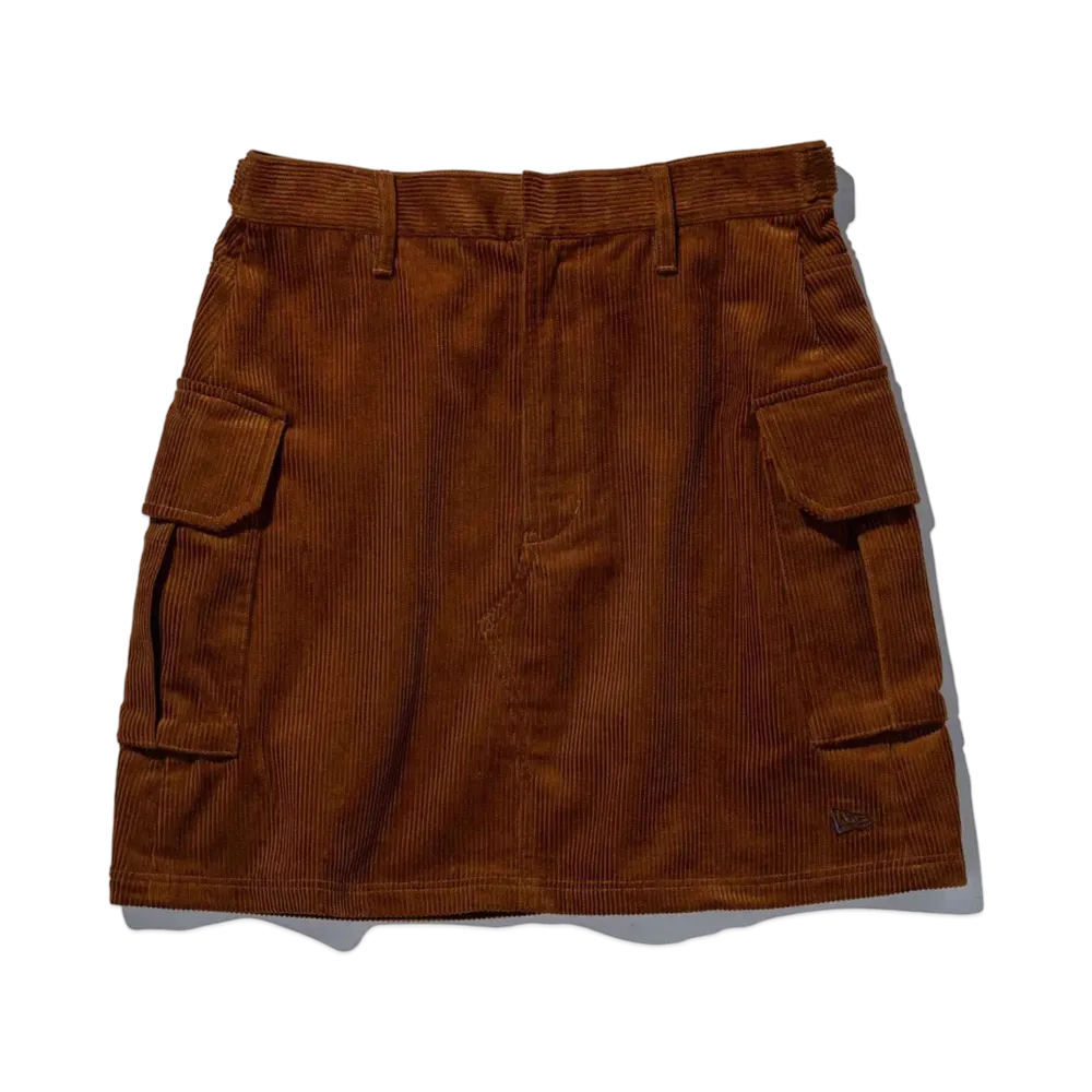 NEW ERA Women's BLACK LABEL FW24 Corduroy Skirt "Brown"