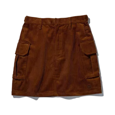 NEW ERA Women's BLACK LABEL FW24 Corduroy Skirt "Brown"