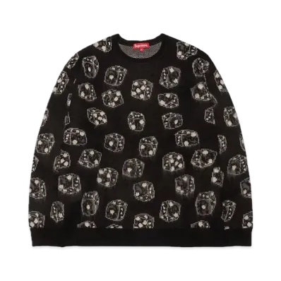 Supreme Dice Sweater "Black"