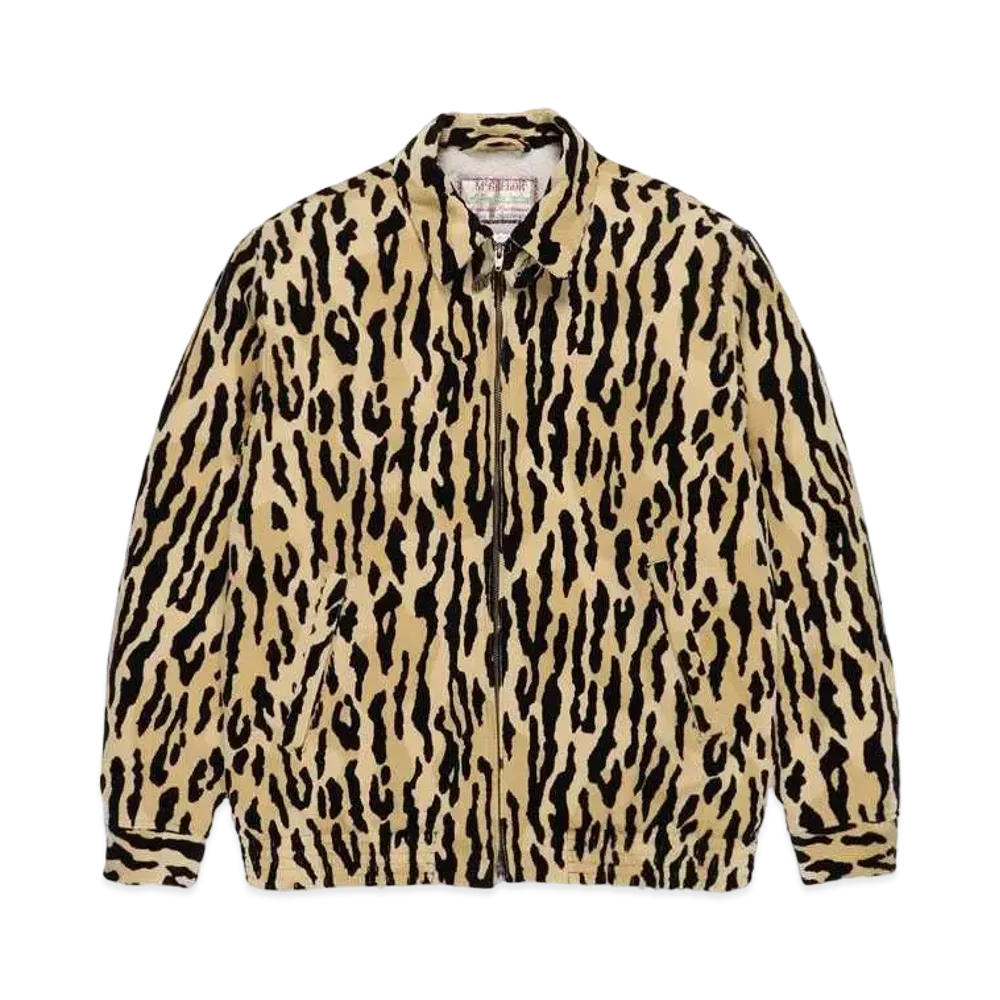WACKO MARIA MCGREGOR / LEOPARD CORDUROY ANTI FREEZE JACKET "Beige"