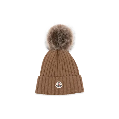 MONCLER Women's Beanie "Brown"