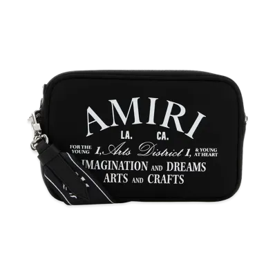 AMIRI Fabric Crossbody Bag "Black"