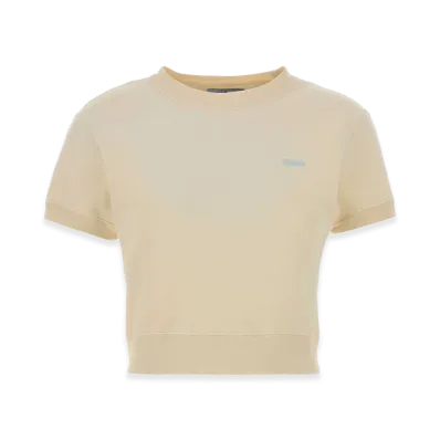 PRADA Women's Cotton T-Shirt "Yellow"