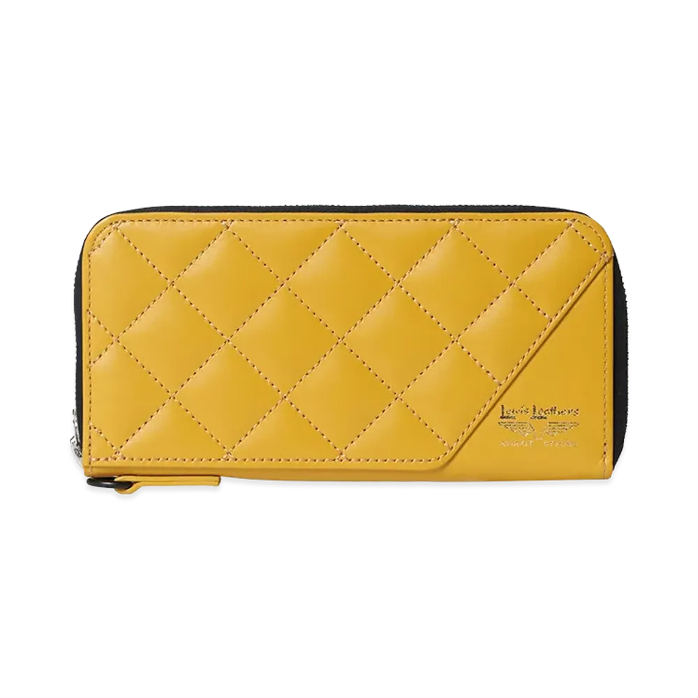 PORTER x Lewis Leathers Long Wallet "Yellow"