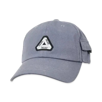 PALACE Garment Dyed Tri-Ferg Patch 6-Panel "Grey"
