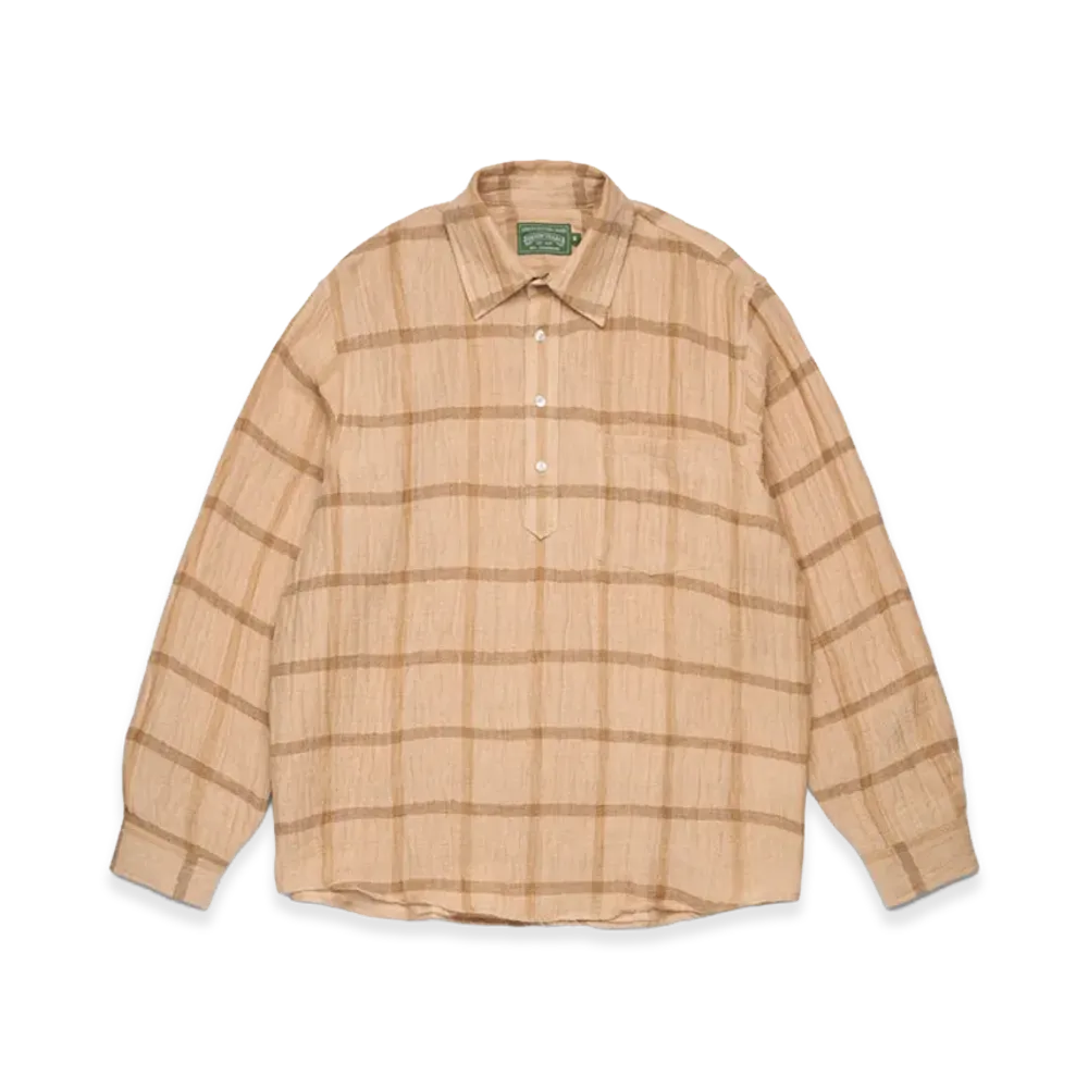 DENIM TEARS Overcheck Pullover "Tan"