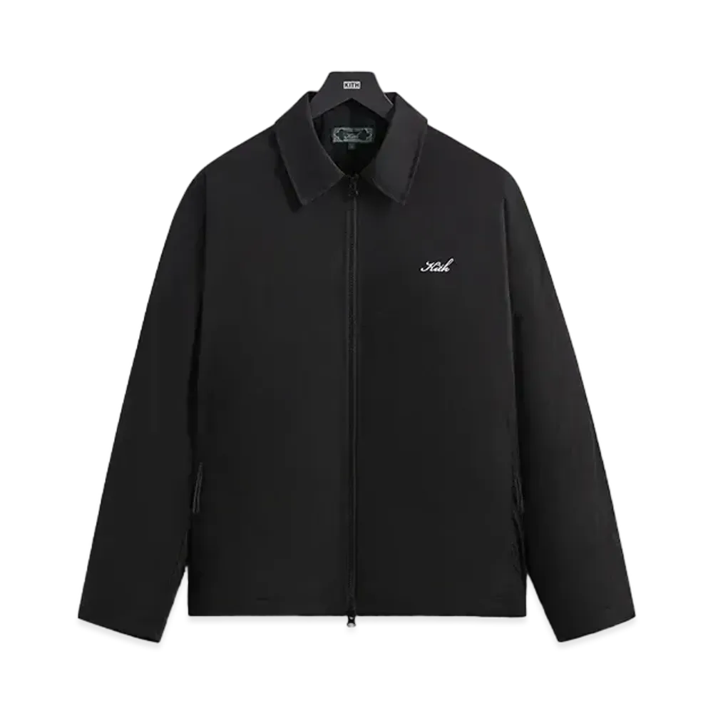 Kith Wrinkle Nylon Jonas Coaches Jacket "Black"