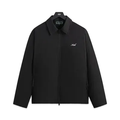 Kith Wrinkle Nylon Jonas Coaches Jacket "Black"