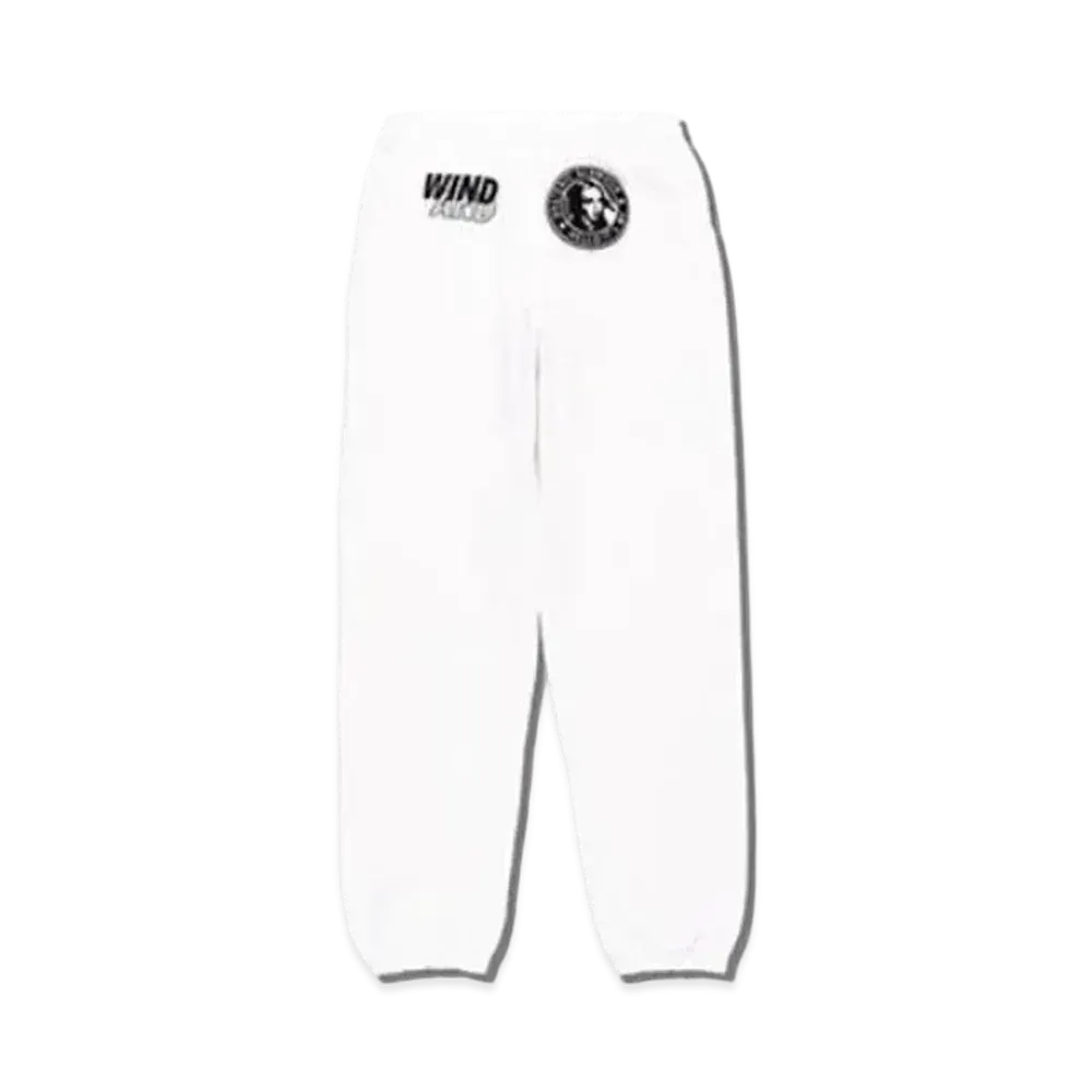 WIND AND SEA x HYSTERIC GLAMOUR SWEAT PANTS "White"