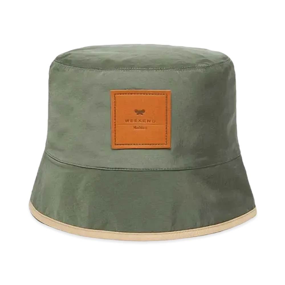 Max Mara GIOIRE Nylon Bucket Hat "Khaki"