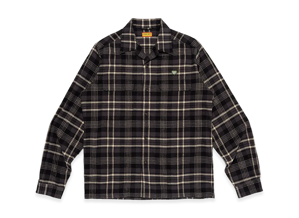 HUMAN MADE Flannel Check Shirt "Black"