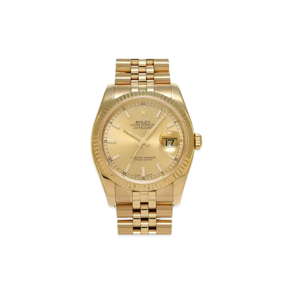 ROLEX Datejust "Champagne/Yellow Gold"