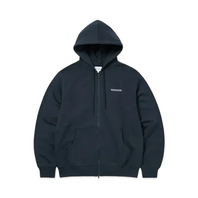 thisisneverthat INTL. Logo Zip Up Hoodie "Navy"