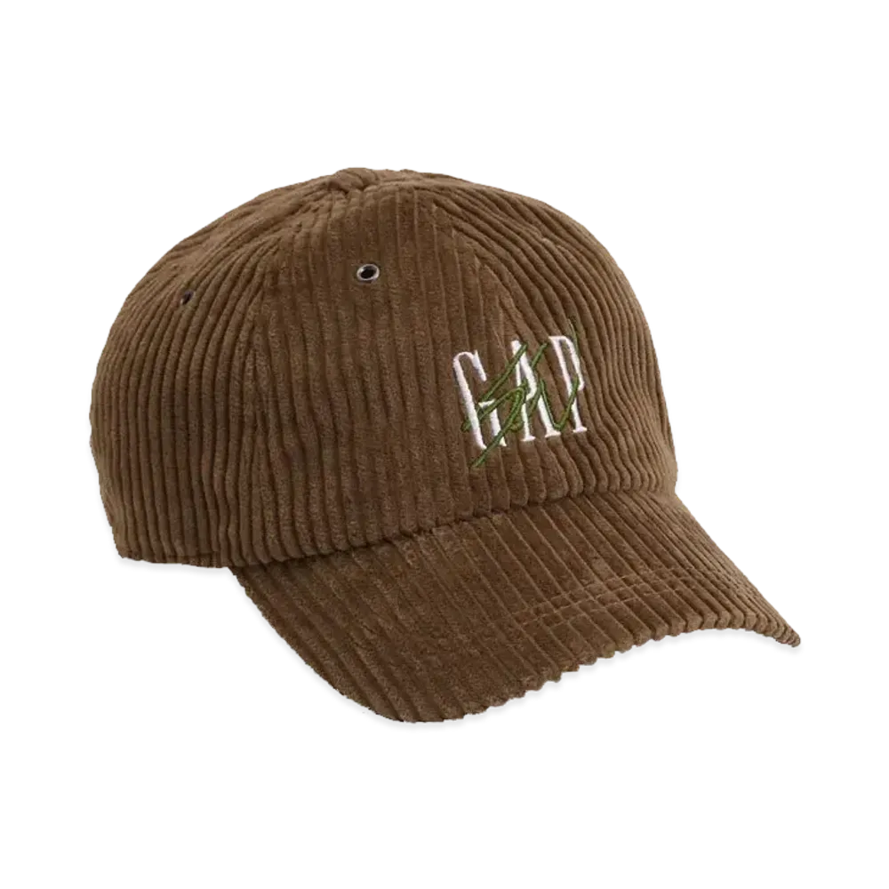 GAP X Sean Wotherspoon Logo Corduroy Baseball Hat "Brown"